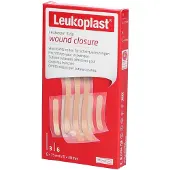 Leukoplast Leukosan Strip Steriel 6 x 38 mm + 6 x 75 mm Huidskleur 79951-01 9 St Pleister