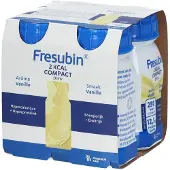 Fresubin 2 Kcal Compact Drink Vanille 4x125 ml Vloeistof