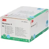 3M Micropore Silicone Hechtpleister 2,5x500cm 12 St Pleister