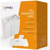 Merkloos Pill Organizer Week Klapdeksel | 1 stuk