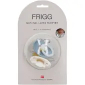 Frigg Latex Fopspeen Rope Night Stone - Cream 0-6 Maanden 2 St Speen