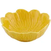 Bordallo Pinheiro Flora Kom 17 Cm Geel - Serveerkommen Aardewerk Yellow - 65030281