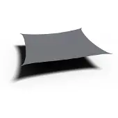 Platinum sun & shade Platinum Schaduwdoek vierkant grijs 400x400 - |