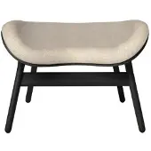 UMAGE A Conversation Stuk Ottoman Black Oak | White Sands