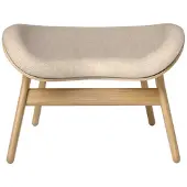UMAGE A Conversation Piece Ottoman Oak | White Sands