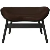 UMAGE A Conversation Piece Ottoman Black Oak | Brown