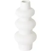 MUST Living Vase Bubble,52xØ25 cm, fiber cement white painted (Wit, 25x52x25cm)