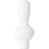MUST Living Vase Bowling,52xØ22 cm, fiber cement white painted (Wit, 22x52x22cm)