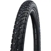 Schwalbe Buitenband Winter 26x1,75 (47-559) HS396, met stalen karkas, 100 pinnen, K-Guard bescherming, zwart, reflecterend, artikelnummer 11100599.01