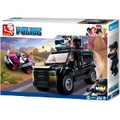 Sluban ModelBricks SWAT Gepantserd Voertuig bouwspeelgoed kinderen vanaf 6 jaar – Constructiespeelgoed modelbouw – bouwdoos met 293 bouwstenen en 3 minifiguren – M38-B0653