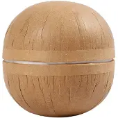 Creativ Company CC Papieren Tweedelige Bal 8 cm 4 Stuks Kraft