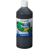 Creall Raamverf trans zwart 500ml | 1 fles