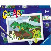 Ravensburger CreArt Roaming Dinosaur - Schilderen op nummer voor kinderen