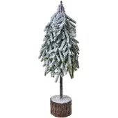 Clayre & Eef Kerstdecoratie Kerstboom 17x14x44 cm Groen Kunststof Groen
