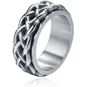 Mendes Ring voor Mannen - Celtic Band Silver-21.5mm