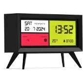Newgate Spectronoma LCD/SPECT1 LCD-wekker in zwart