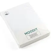 MOODIT Matrasbeschermer Noa Wit-160 x 200 cm