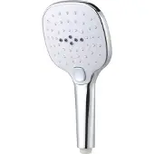 Big Buy Cooking Douchekop EDM 01332, ABS, vierkant, chroom, 12 x 3,1 x 24,5 cm