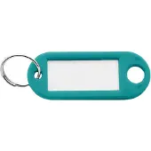 Combicraft Sleutellabels Turquoise - 100 stuks