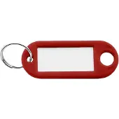 Combicraft Sleutellabels Donkerrood - 100 stuks