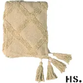 Home Society - Plaid Zujar - Ibiza Style - Beige