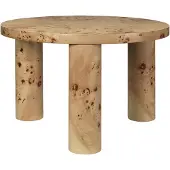 Ferm Living Post Salontafel Small | Poplar Burl Veneer