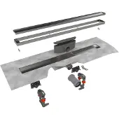 Easydrain Compact 50 tegel douchegoot 80 cm RVS-look