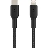 Belkin Usb-c Naar Lightning Oplaadkabel Gevlochten 2 M Met Snelladen - Zwart