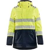 Blakläder 4449-1532 Multinorm Dames Shelljack High Vis Geel/Marineblauw maat M dames