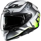 HJC F71 Bard Zwart Groen Integraalhelm Maat XL