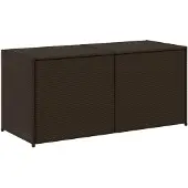 DKD Home Decor Tuinkist bruin, 283 liter, polyrotan