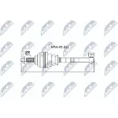 NTY NPW-RE-011 Aandrijfas
