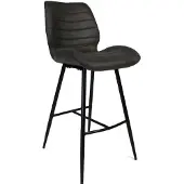 Livin24 Industriële barkruk Morris antraciet 71 cm