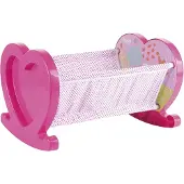 DOLU eenhoorn poppenwiegje roze
