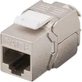 Goobay Keystone RJ45 | Cat8 STP (Zink)