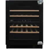 Boretti MLWC82 wijnkoelkast onderbouwkoelkast, nis hoogte 82 cm., deur-op-deur met wijn zone zuinig energieklasse F | .
