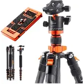 K&F Concept SA255C1 Carbonfiber Tripod met monopod + plaat
