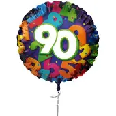Haza Folieballon ’’90’’ (45cm) - verjaardag - geschikt voor helium