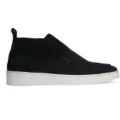 Manfield Zwarte suède boots | Maat 45