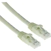 Intronics IS8402, 2 meter, Cat6, U/UTP (Twisted Pair), RJ-45 connector, RJ-45 connector, ivoorkleur