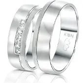 Lucardi - You & Me - Stalen vriendschapsring Maldives dames
