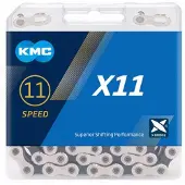 Kmc X11.93 114 schakels 11V Zilver/Zwart ketting
