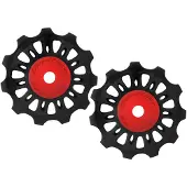Sunrace Derailleurwieltjes Sp856 11 Tanden 2 Stuks Zwart/rood