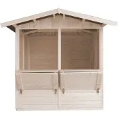 Timbela M149 - Houten marktkraam - 4 m² -263x253xH232 cm