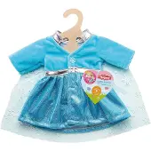 Heless Babypoppenjurk Ice Princess Meisjes 28-35 Cm Textiel Blauw
