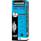 Toggler Hollewandplug Staal - Diameter 20 Mm - 4 Stuks