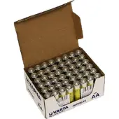 Varta superlife aa batterijen. zink-carbon. per 60. (werkplaatsverpakking)