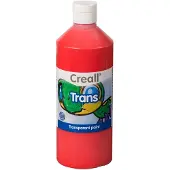 Creall Raamverf trans rood 500ml | 1 fles