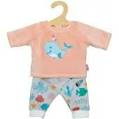 Heless poppenpyjama walvis Bobby - Nachtkleding 28-35 cm.