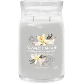 Yankee candle smoked vanilla & cashmere signature large jar
